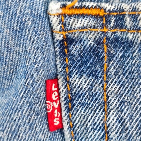 Levi's 516 jeans men's size W38 X L30 denim blue slim straight zip fly - Picture 10 of 16